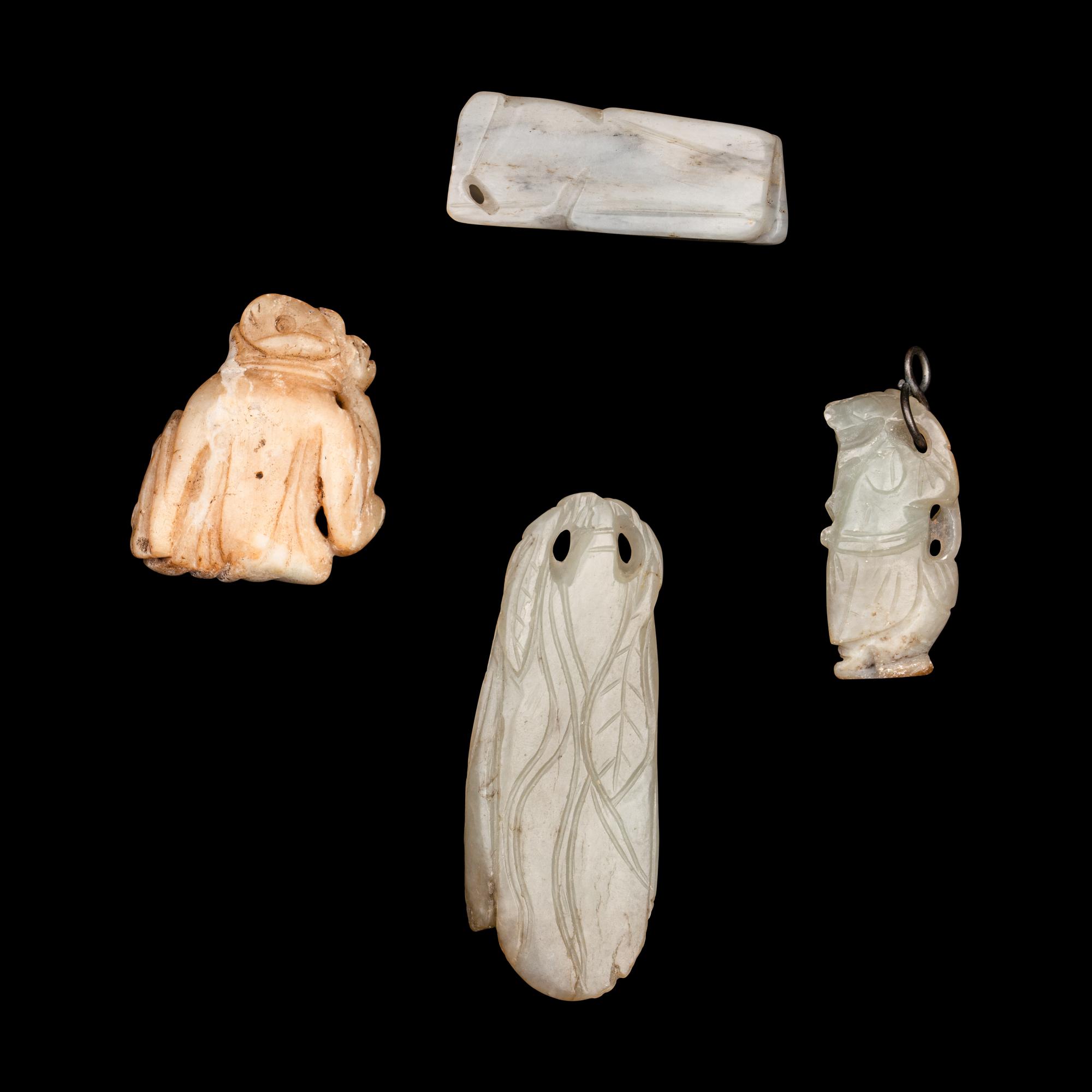 Four Chinese Jade Carvings
