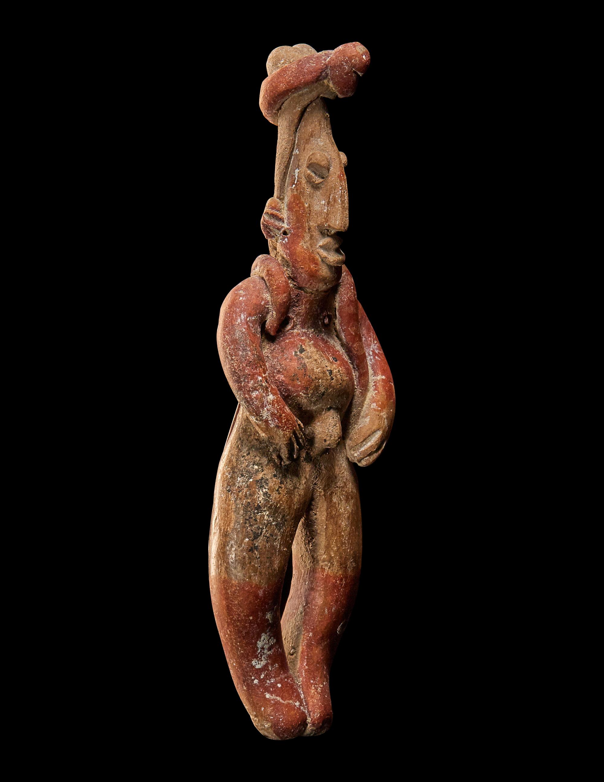 A Jalisco Standing Female Figure