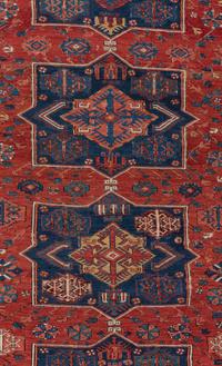 A Caucasian Soumak Wool Rug