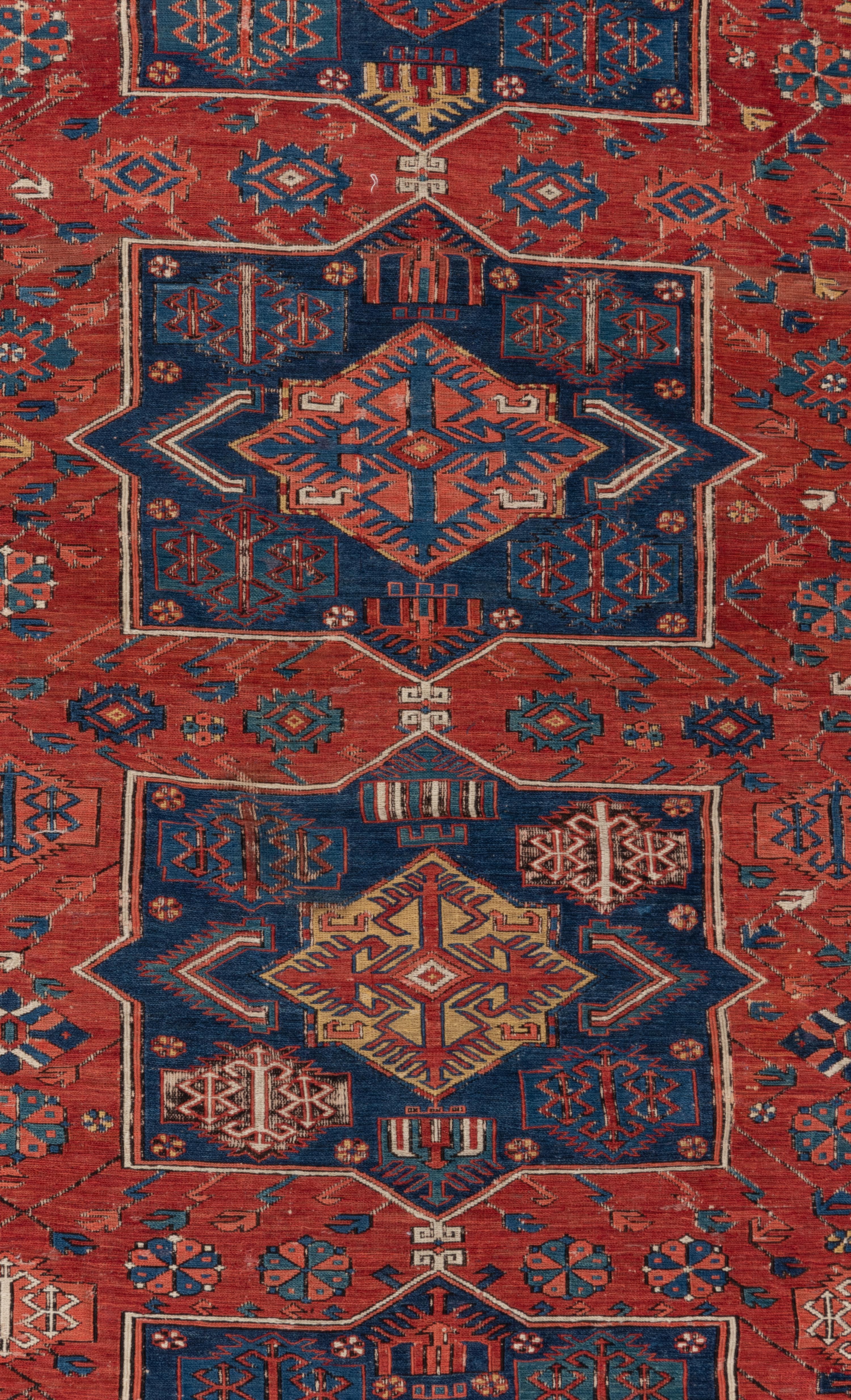 A Caucasian Soumak Wool Rug