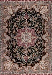 A Tabriz Wool and Silk Rug