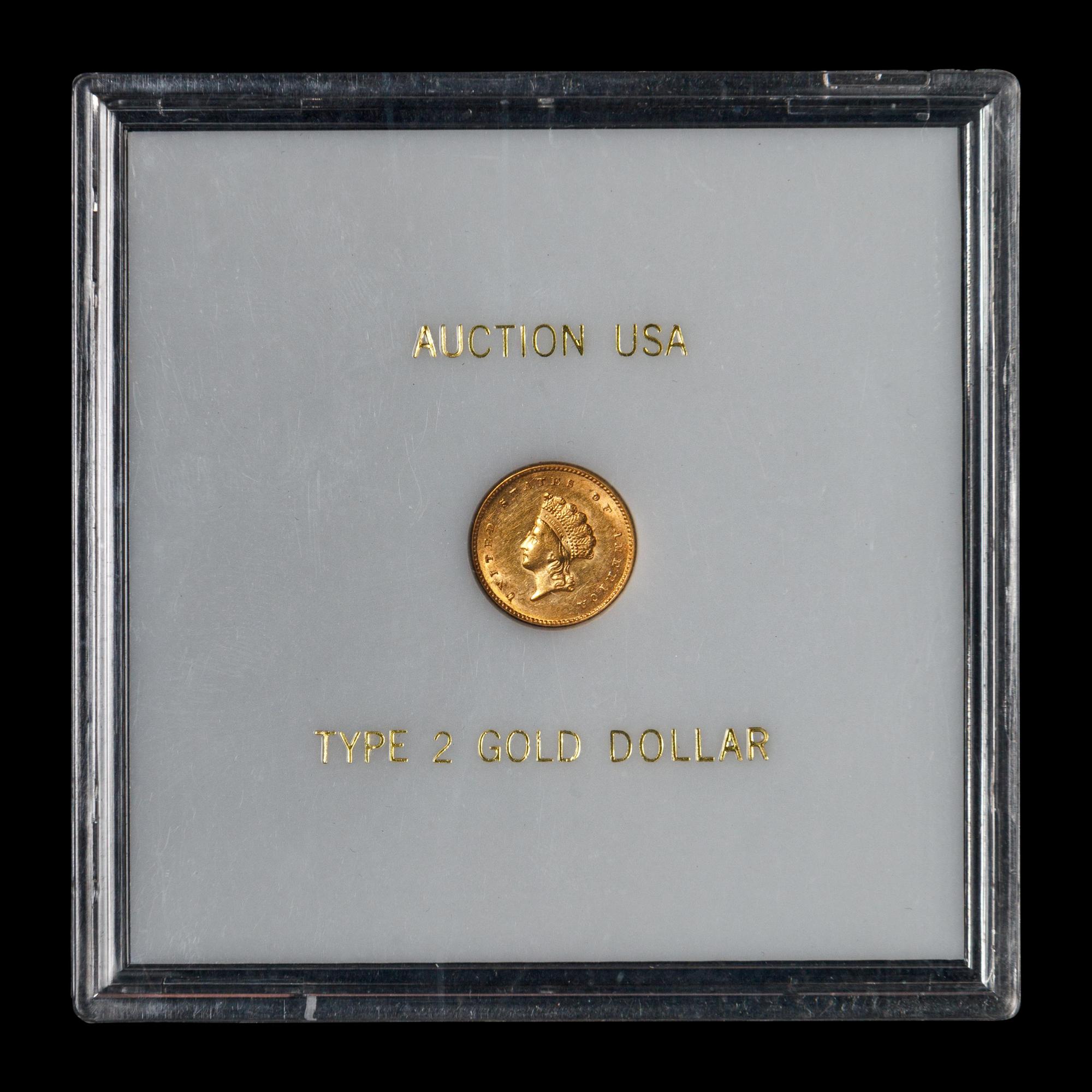 An 1854 Indian Princess $1 Gold Coin