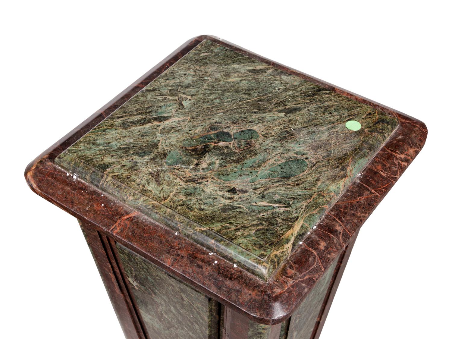 A Pair of Victorian Marble Pedestals