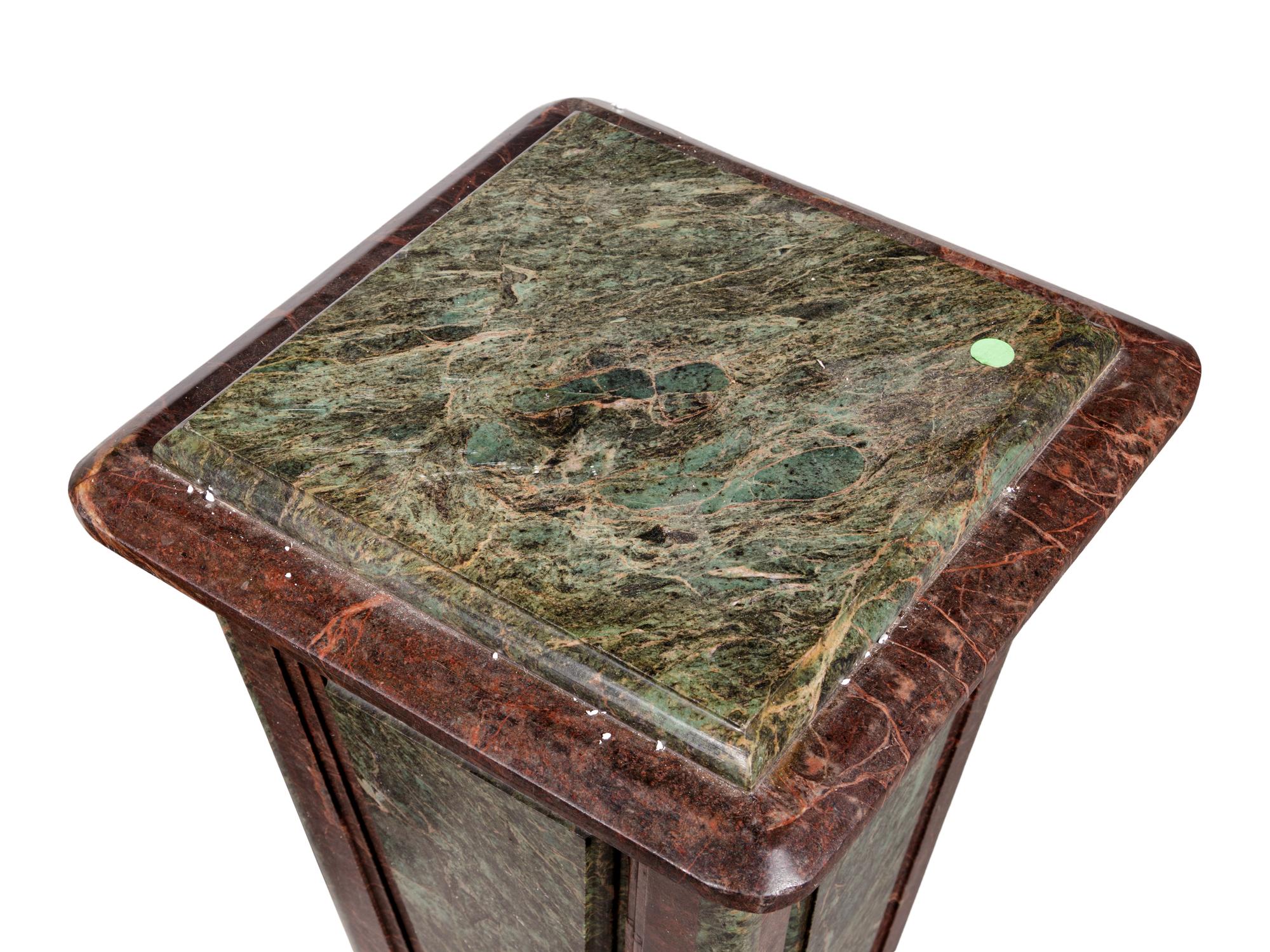 A Pair of Victorian Marble Pedestals