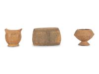 Three African Pottery Articles