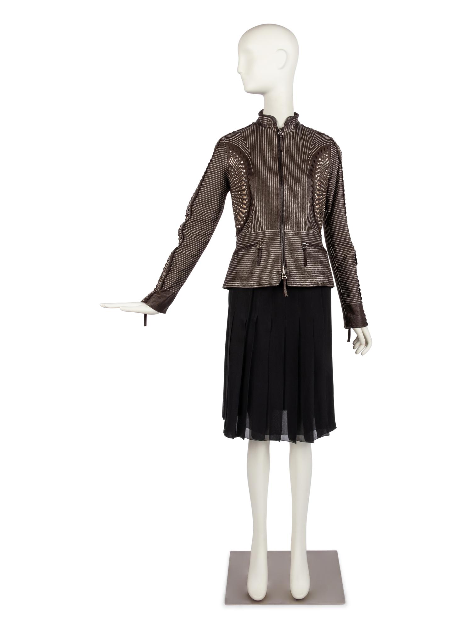 Gianfranco Ferré Leather Jacket, 2000s