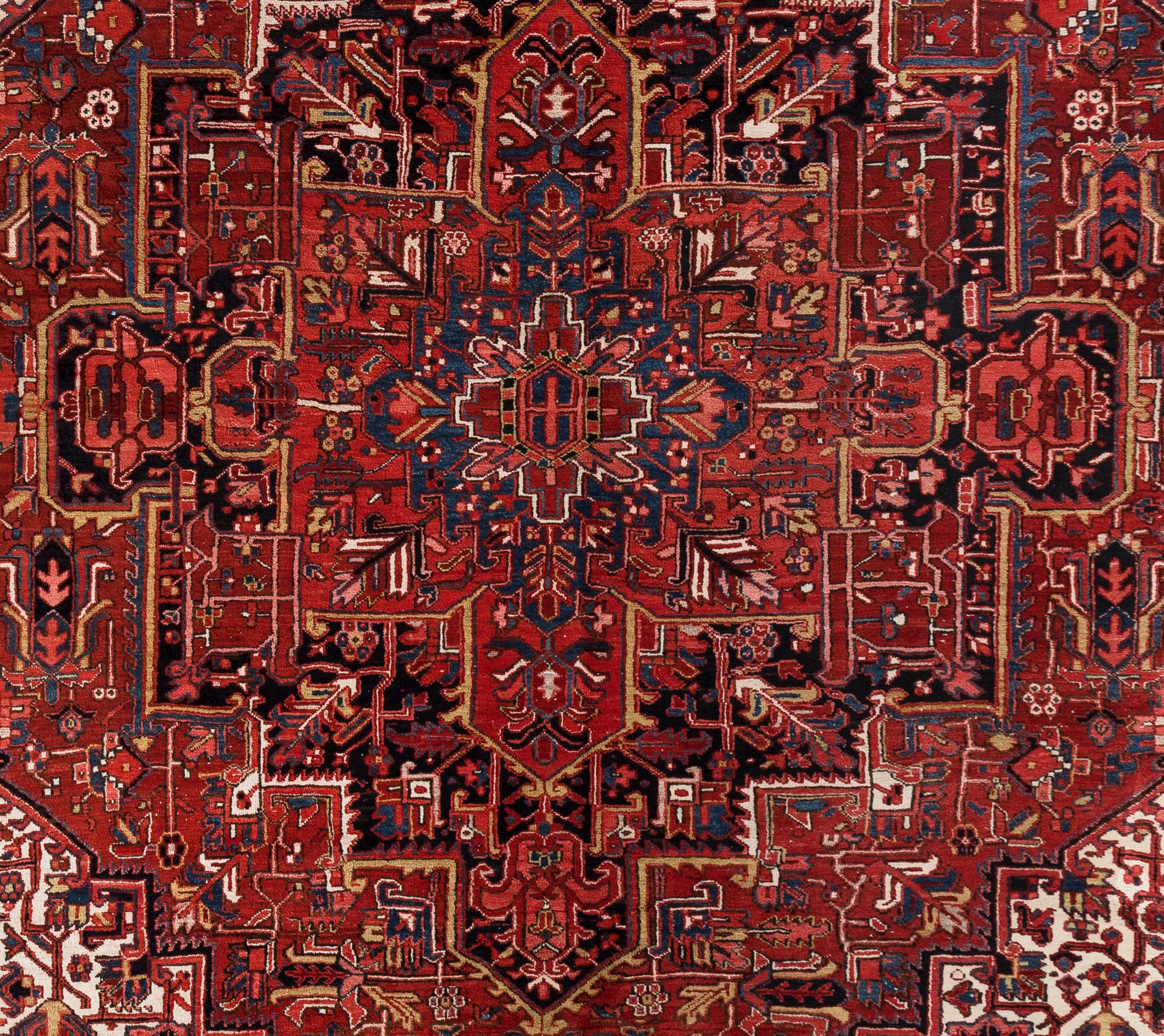 A Heriz Rug