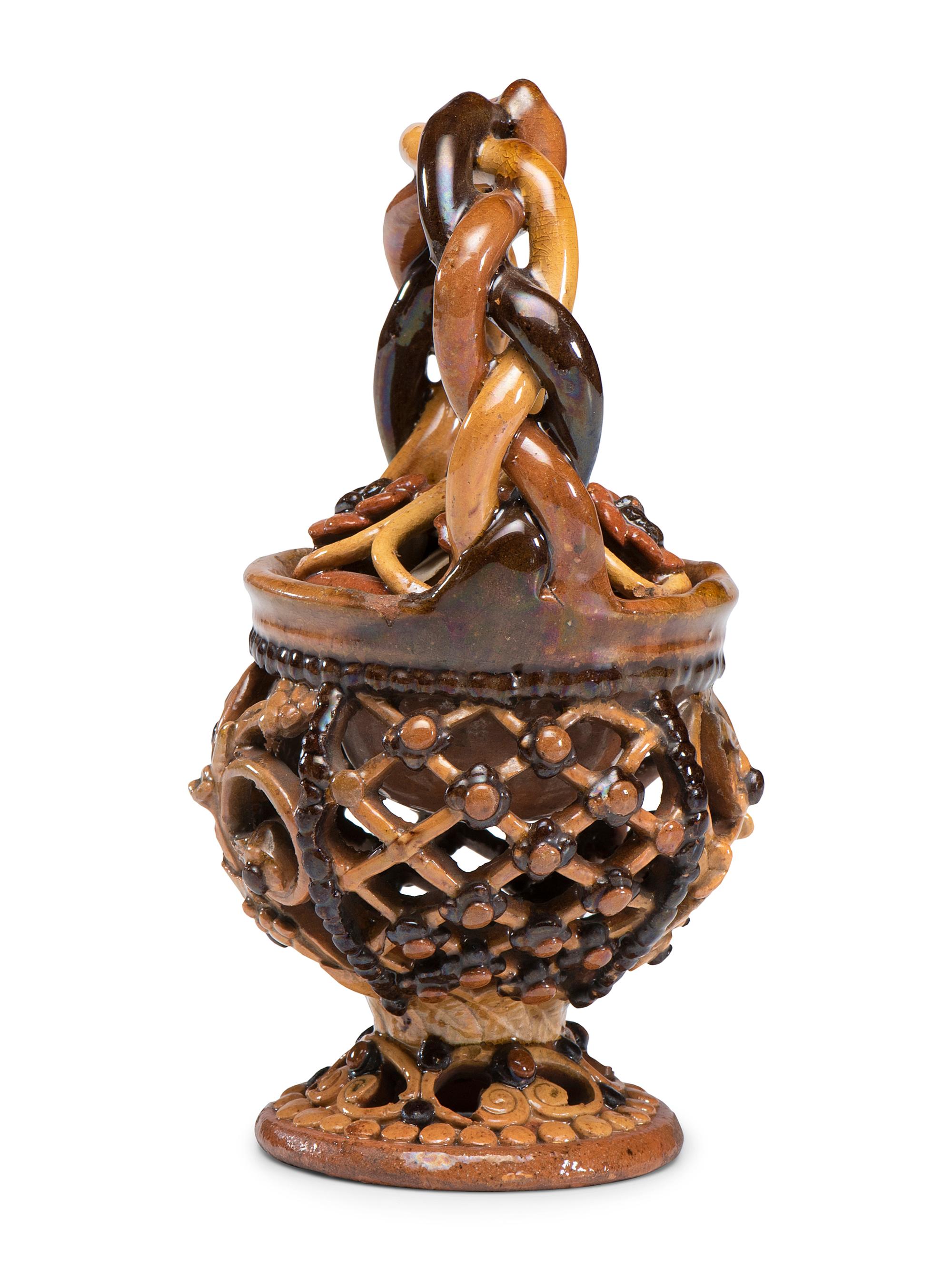 A French Redware Bride's Basket