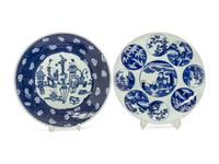Two Japanese Arita Porcelain Chargers
