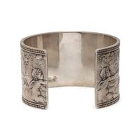 TIFFANY & CO., STERLING SILVER MAKERS ANGEL CUFF BRACELET