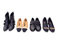 Four Pairs of Designer Shoes: One Balenciaga, Two Chanel, One Saint Laurent