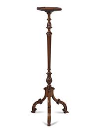 A George III Mahogany Candle Stand