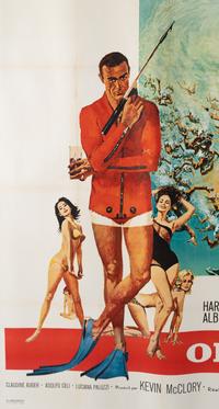 A French James Bond Thunderball Double Grande Poster