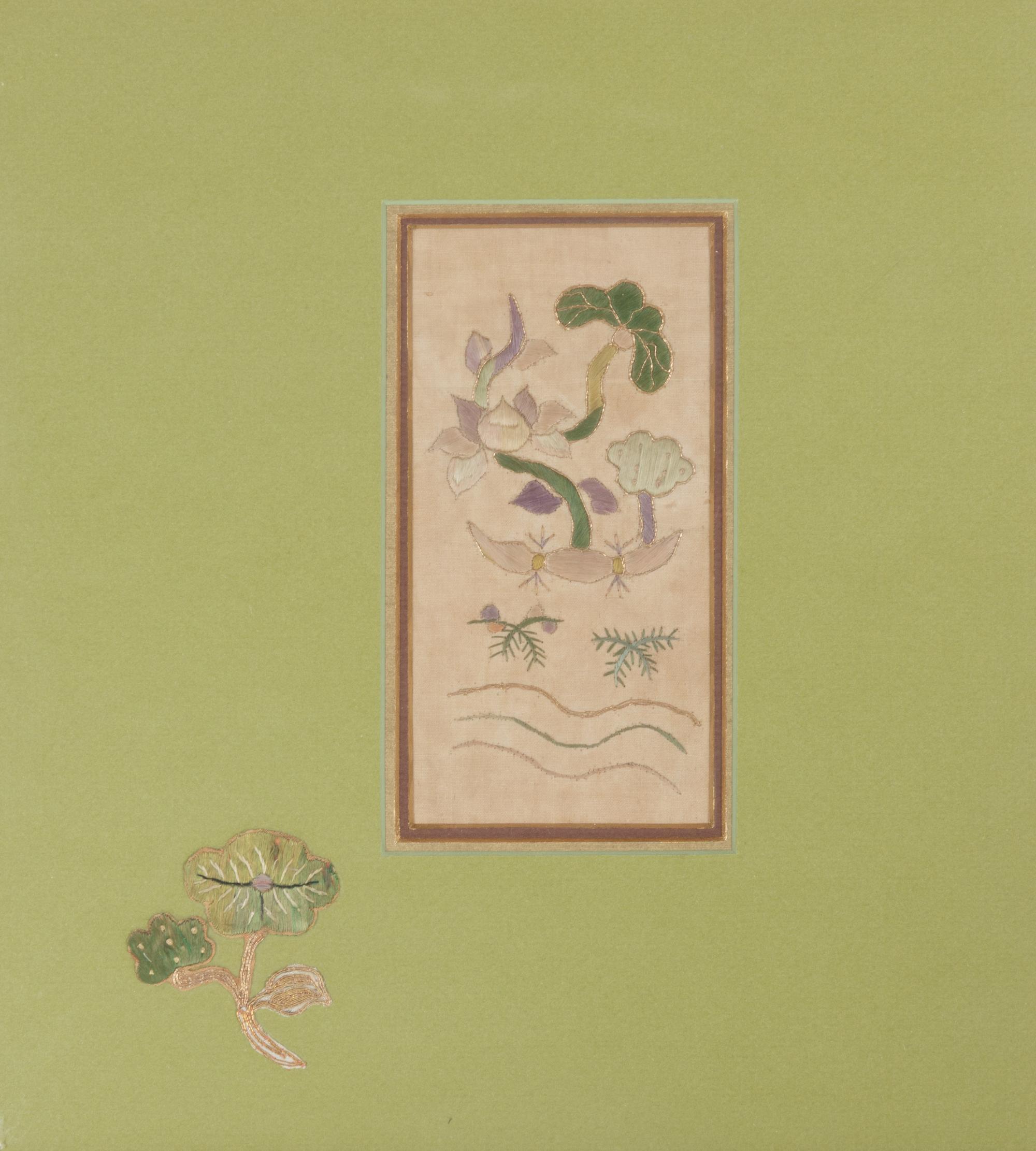 17 Chinese Embroidered Silk Panels