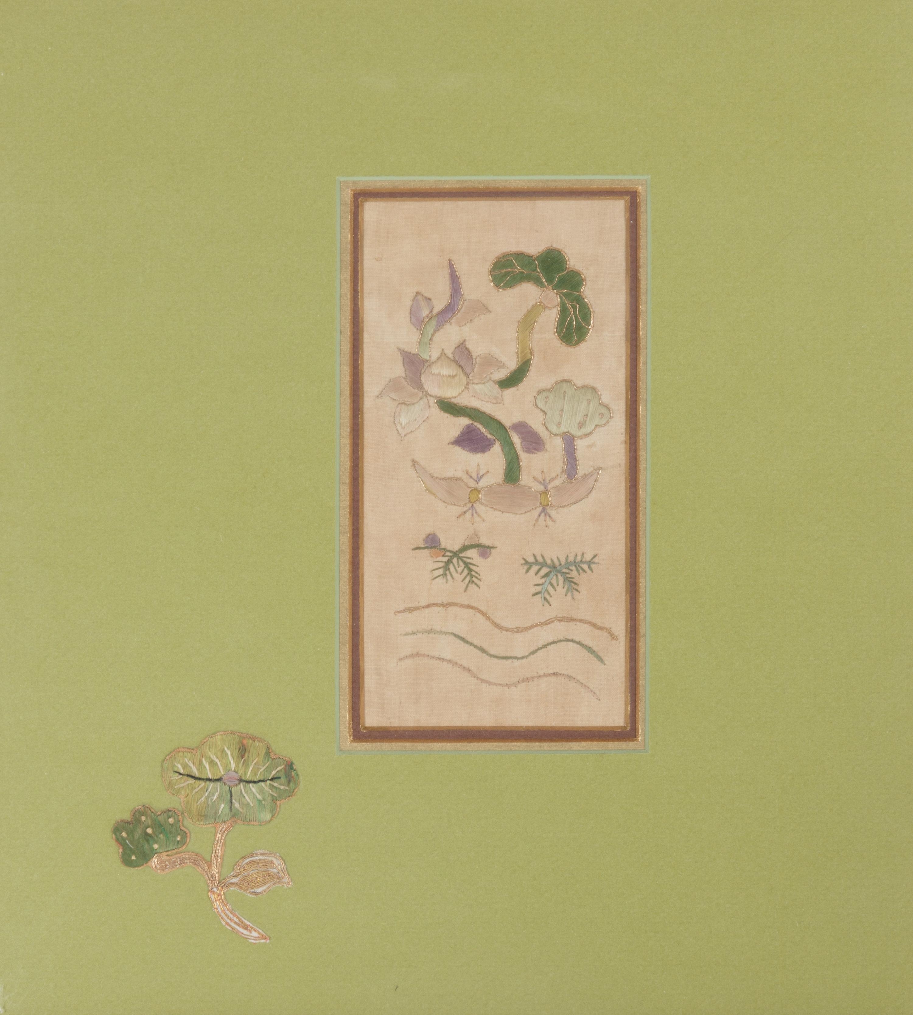 17 Chinese Embroidered Silk Panels