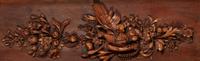 A Set of Three Carved Panels in the Manner of Grinling Gibbons (English, 1648-1721)