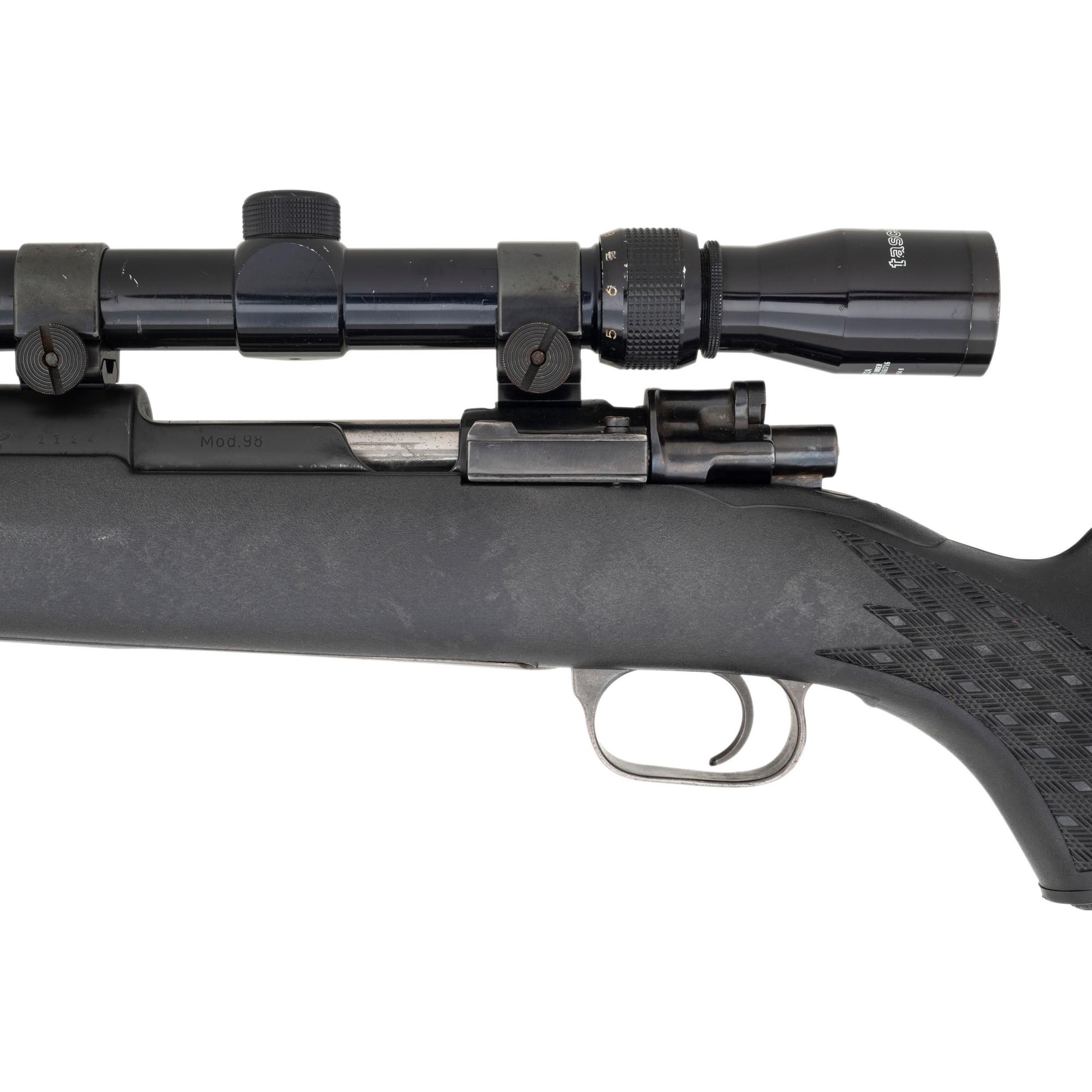 ** Sporterized Mauser 98 with Tasco Scope