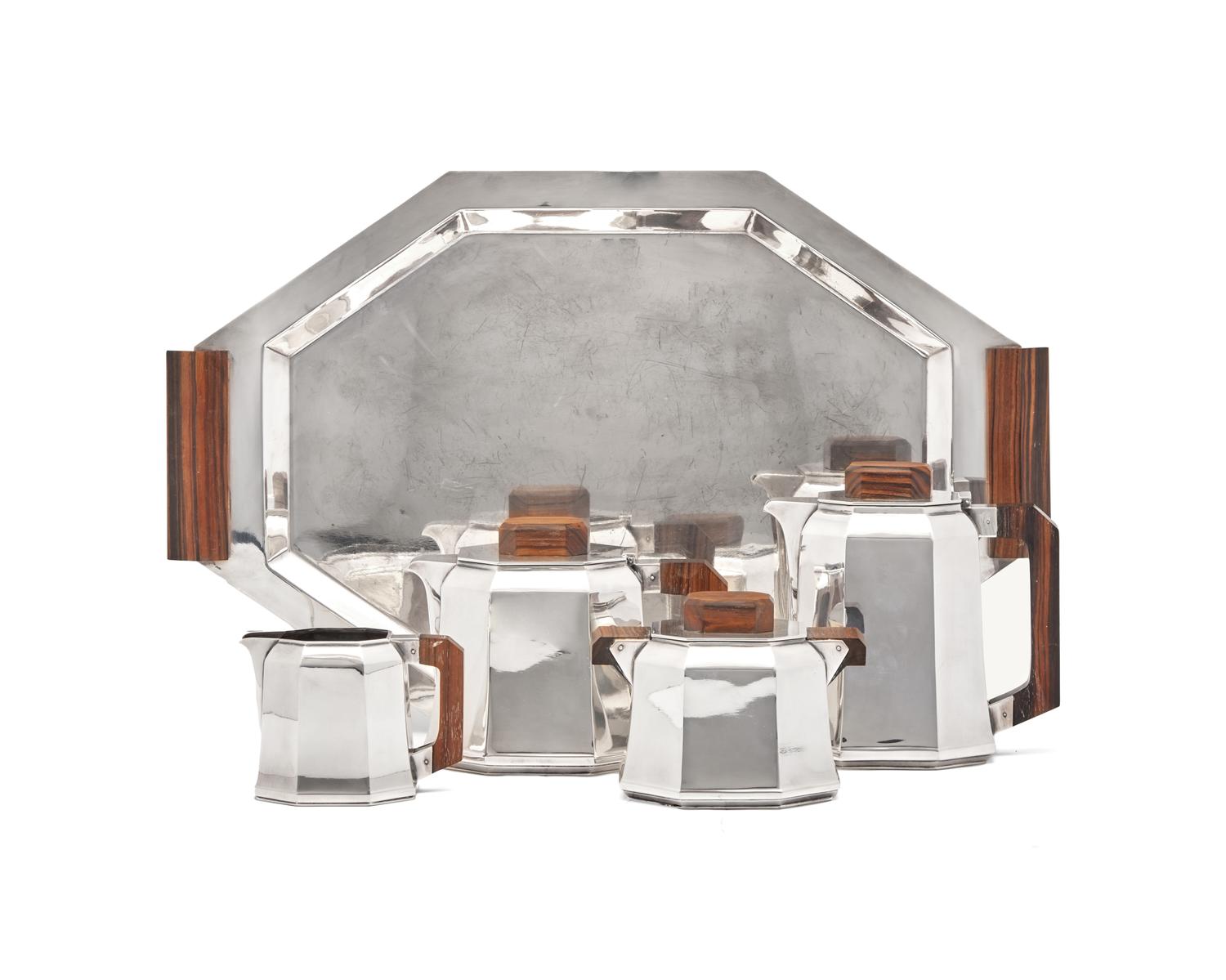 Art Deco Tea and Coffee Set Ravinet d'Enfert, France