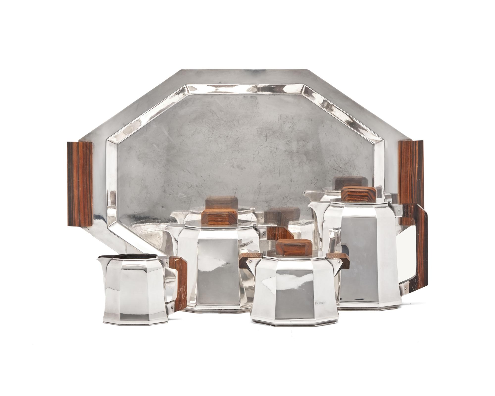 Art Deco Tea and Coffee Set Ravinet d'Enfert, France