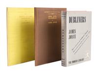 JOYCE, JAMES. 2 Criterion Miscellany titles: Anna Livia Plurabelle, no. 15 and Haveth Childers, no. 26. w/Dubliners, Modern Library ed.