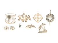 EIGHT PIECES OF SILVER JEWELRY