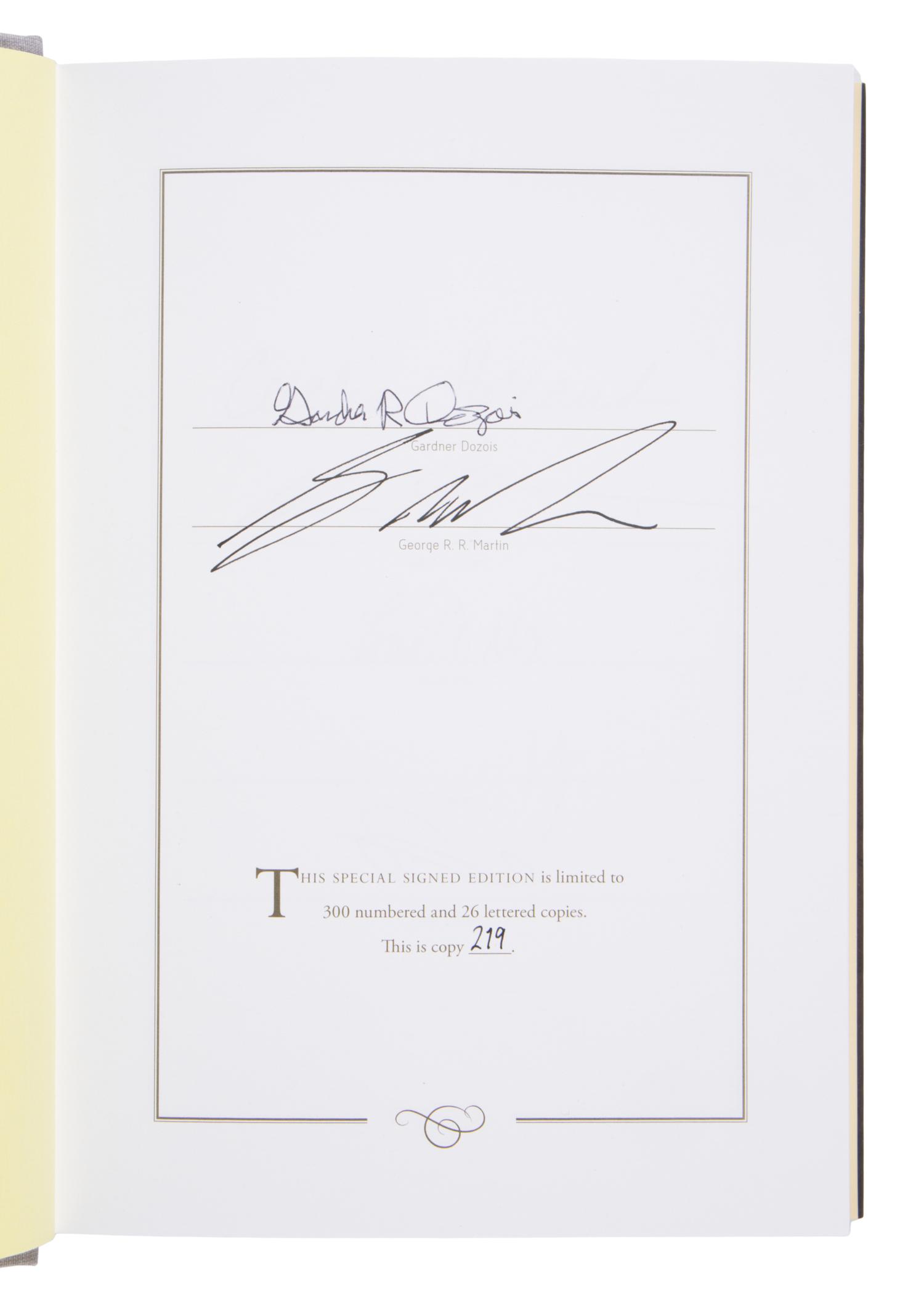 [Fantasy]. A group of 7 titles and a poster, several signed, comprising: