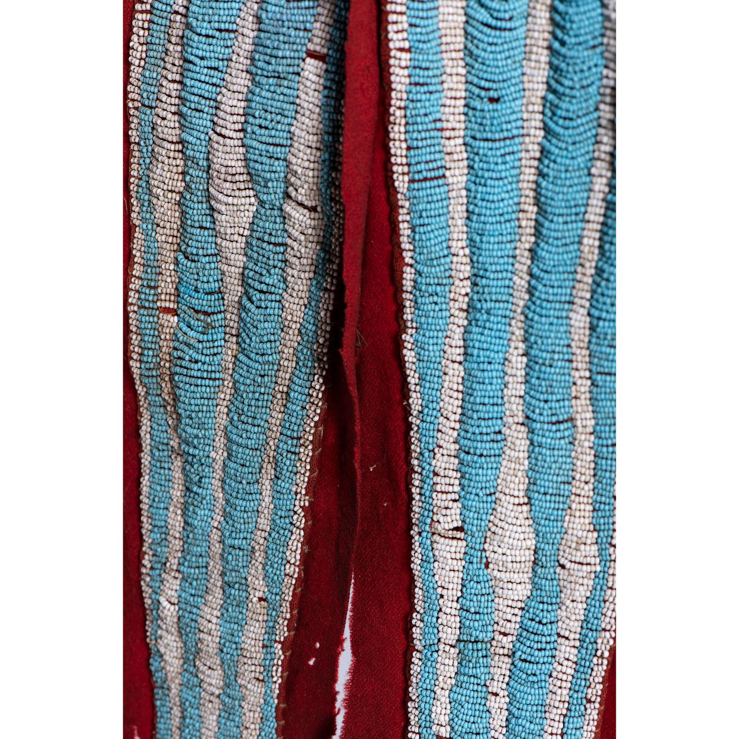 Ute Beaded Mountain Lion Hide Bowcase and Quiver