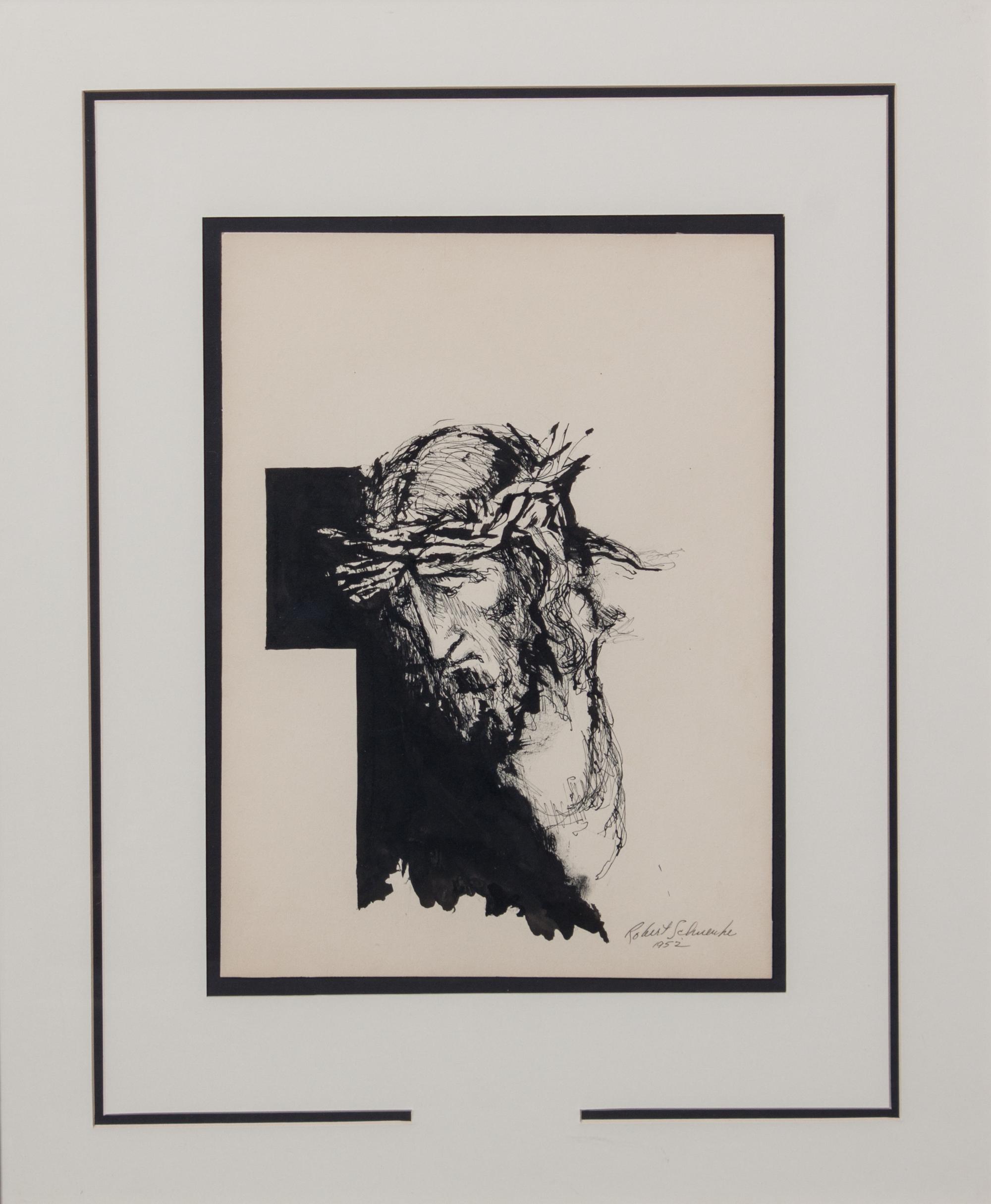 Robert Schuenke, (Wisconsin, b. 1931), Christ, 1952