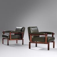 Pair of Lounge Chairs, c. 1958 Elam, Italy