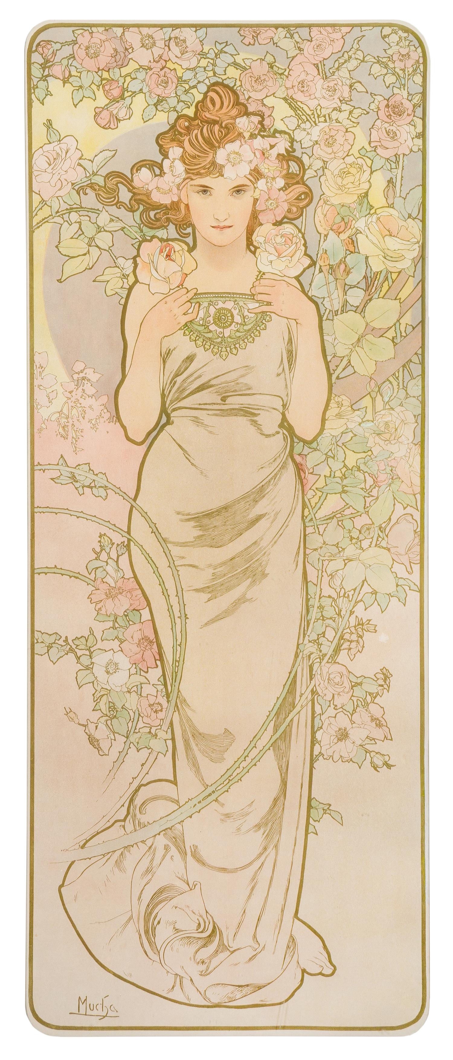 Alphonse Mucha, (Czech, 1860-1939), Rose, 1897