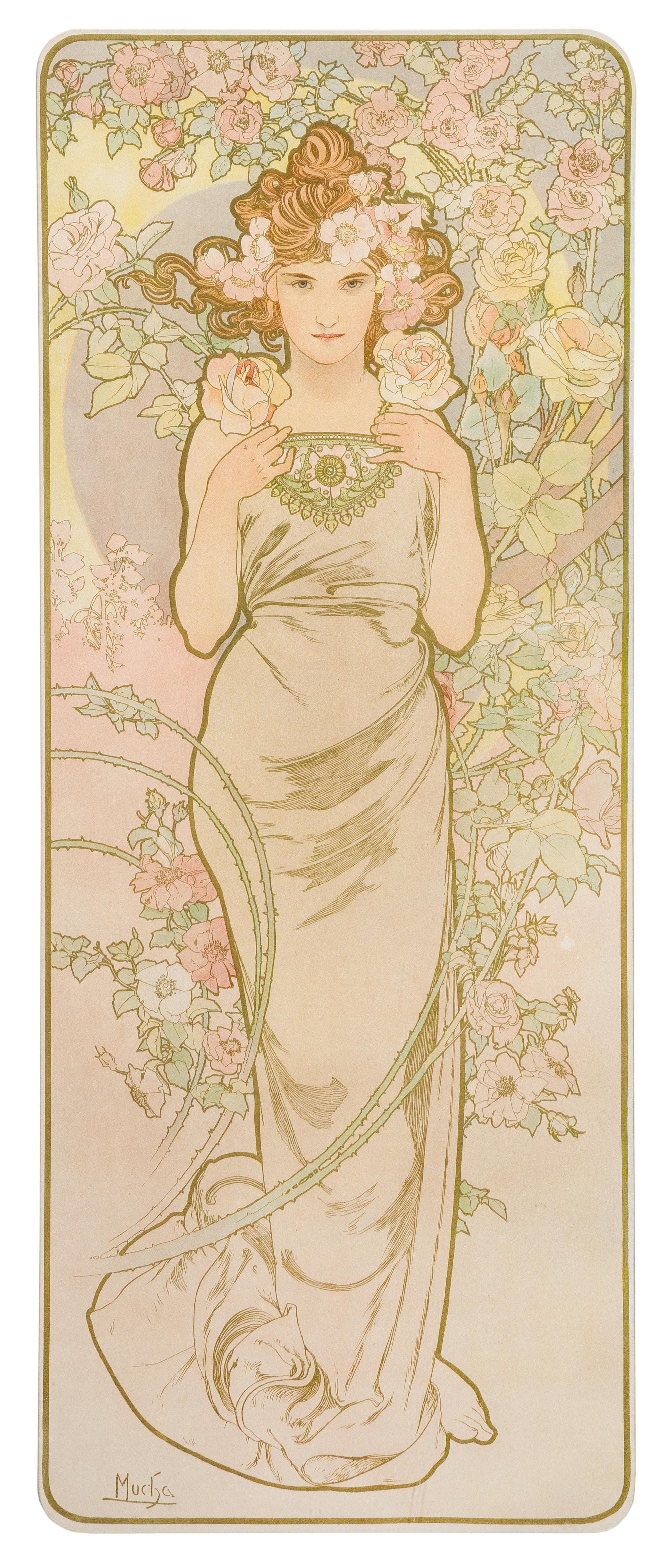 Alphonse Mucha, (Czech, 1860-1939), Rose, 1897