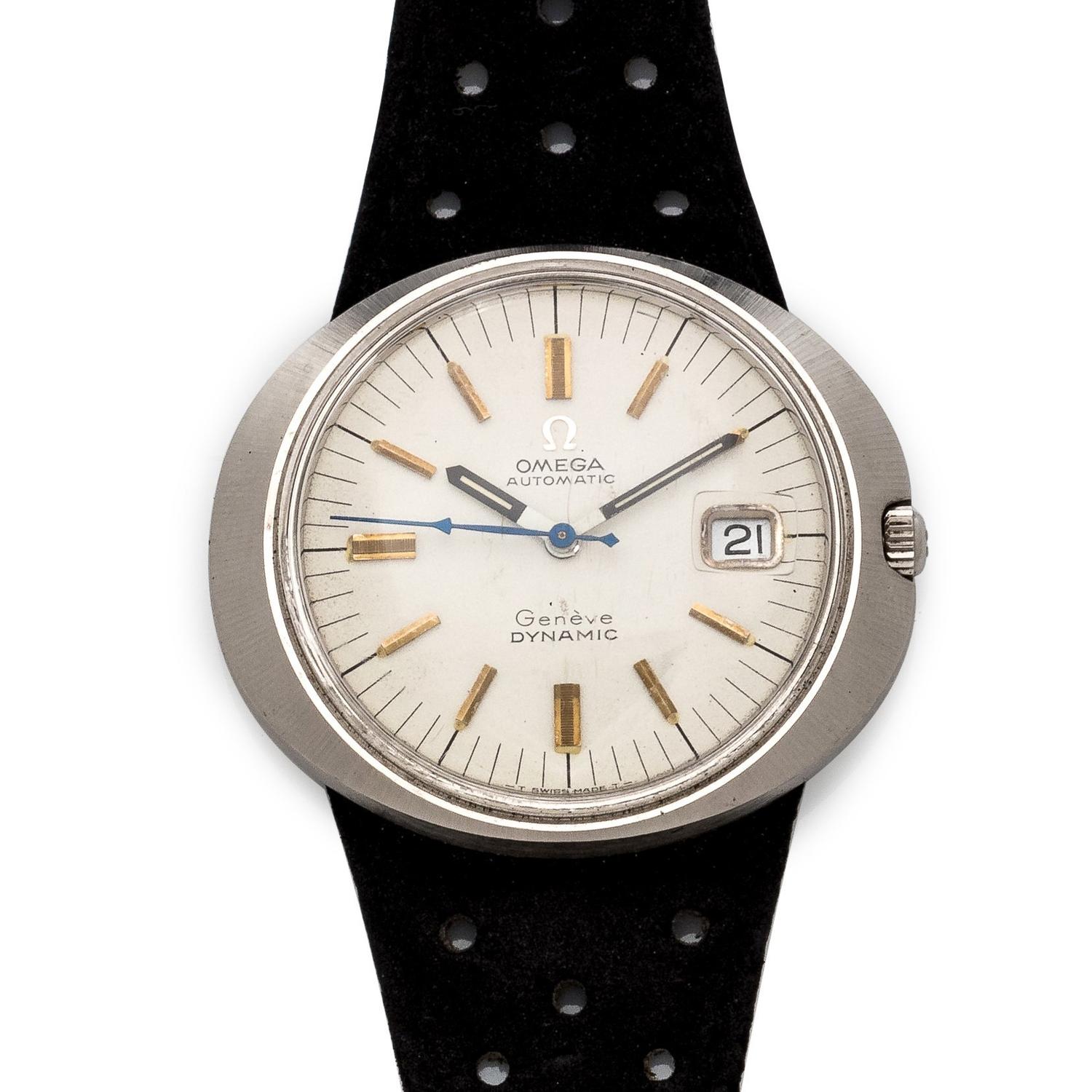 Omega, Stainless Steel 'Dynamic' Wristwatch