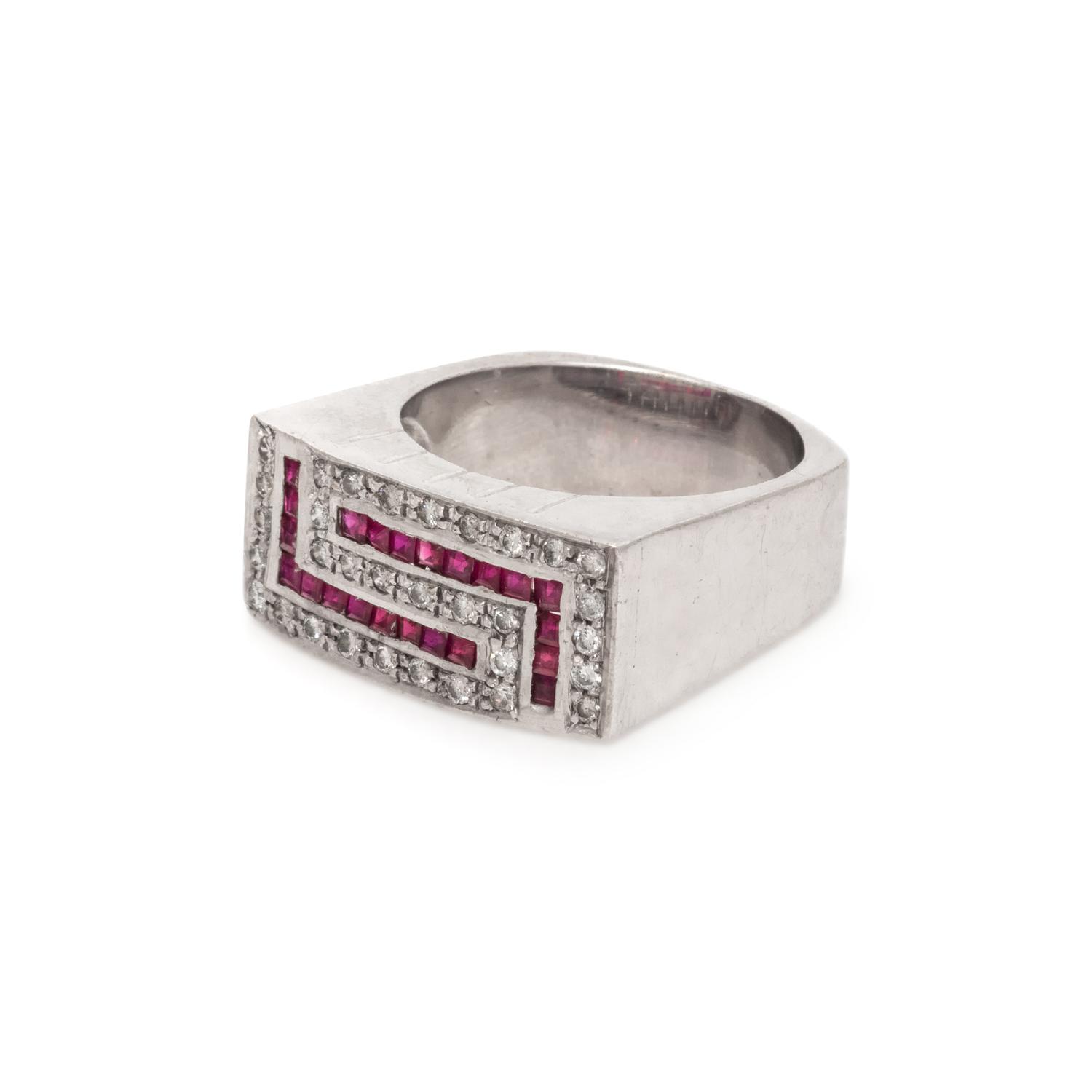 RUBY AND DIAMOND RING