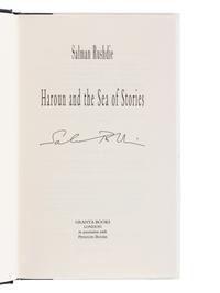 RUSHDIE, Salman (b. 1947). A group of 8 FIRST EDITIONS, many SIGNED, comprising: