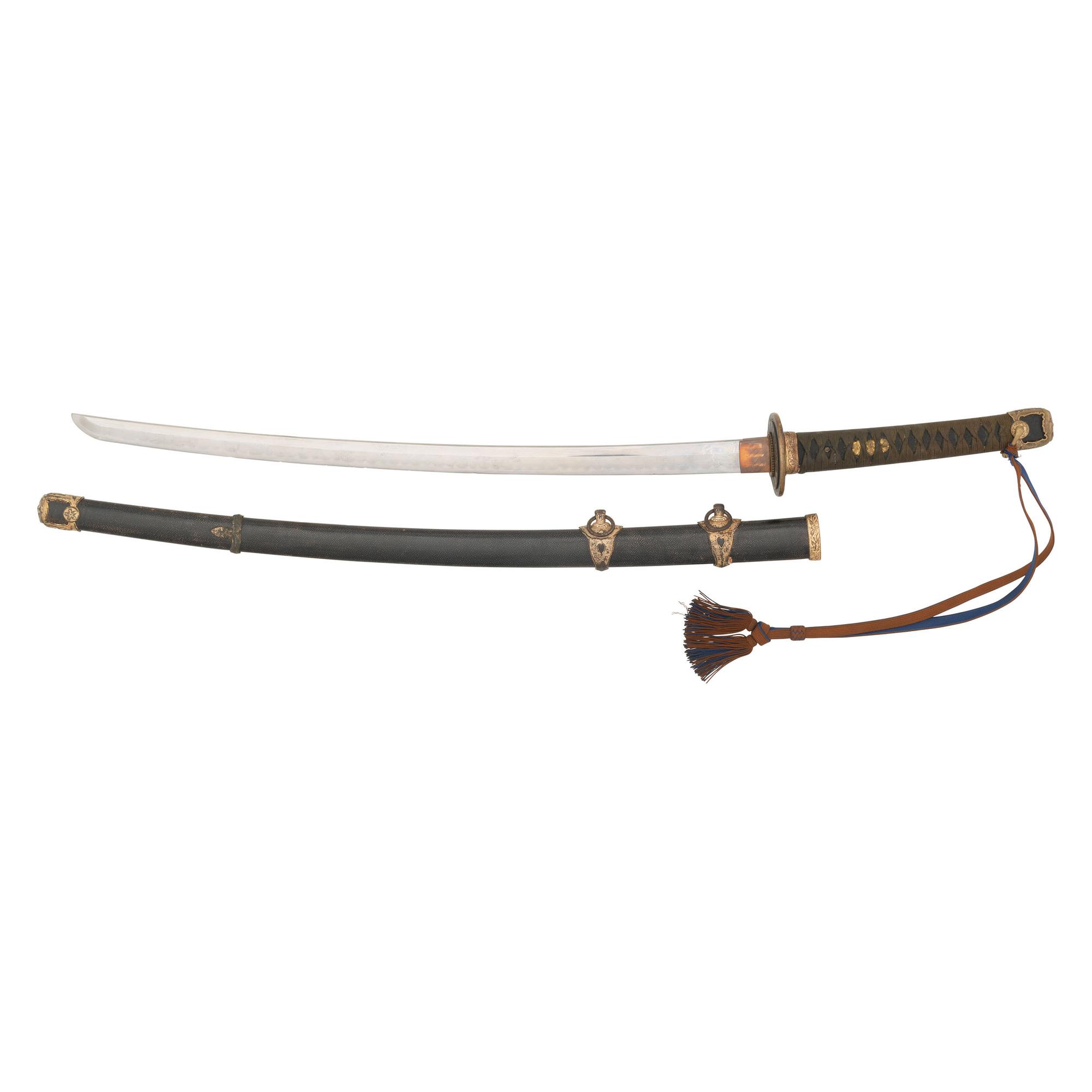 Signed WWII Japanese Kai Gunto