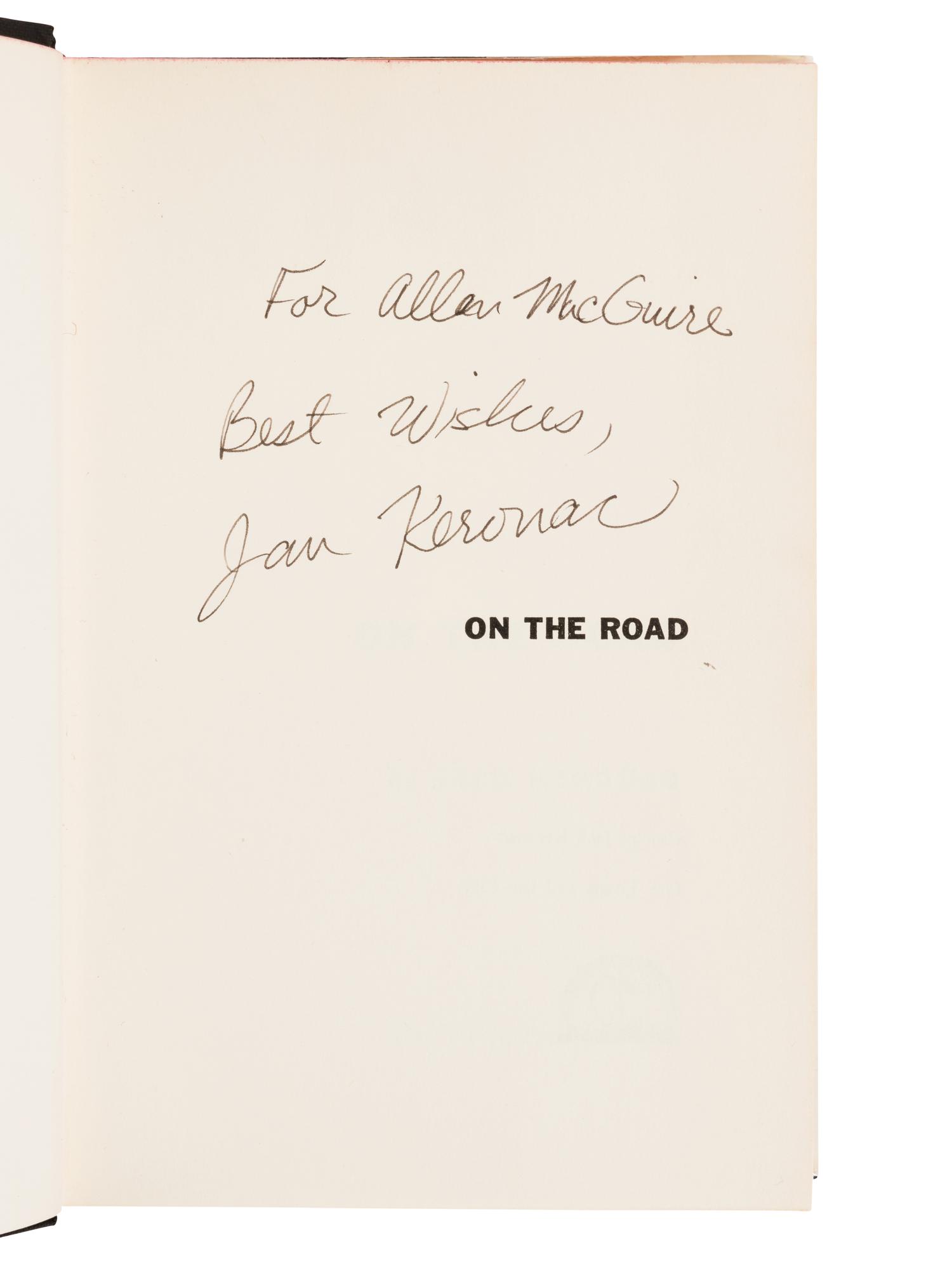 KEROUAC, Jack (1922-1969). On the Road . New York: Viking, 1957.