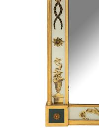 A Neoclassical Style Giltwood and Églomisé Mirror