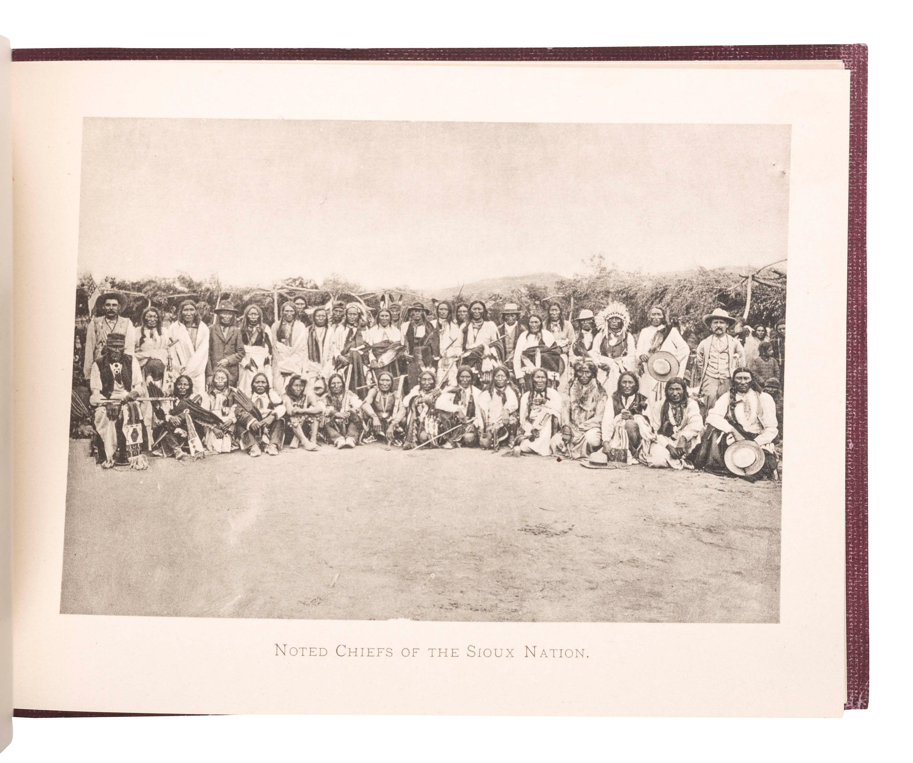 [NATIVE AMERICANS]. ANDERSON, John Alvin (1869-1948). Among the Sioux . Rosebud Agency, SD: J.A. Anderson, 1896.