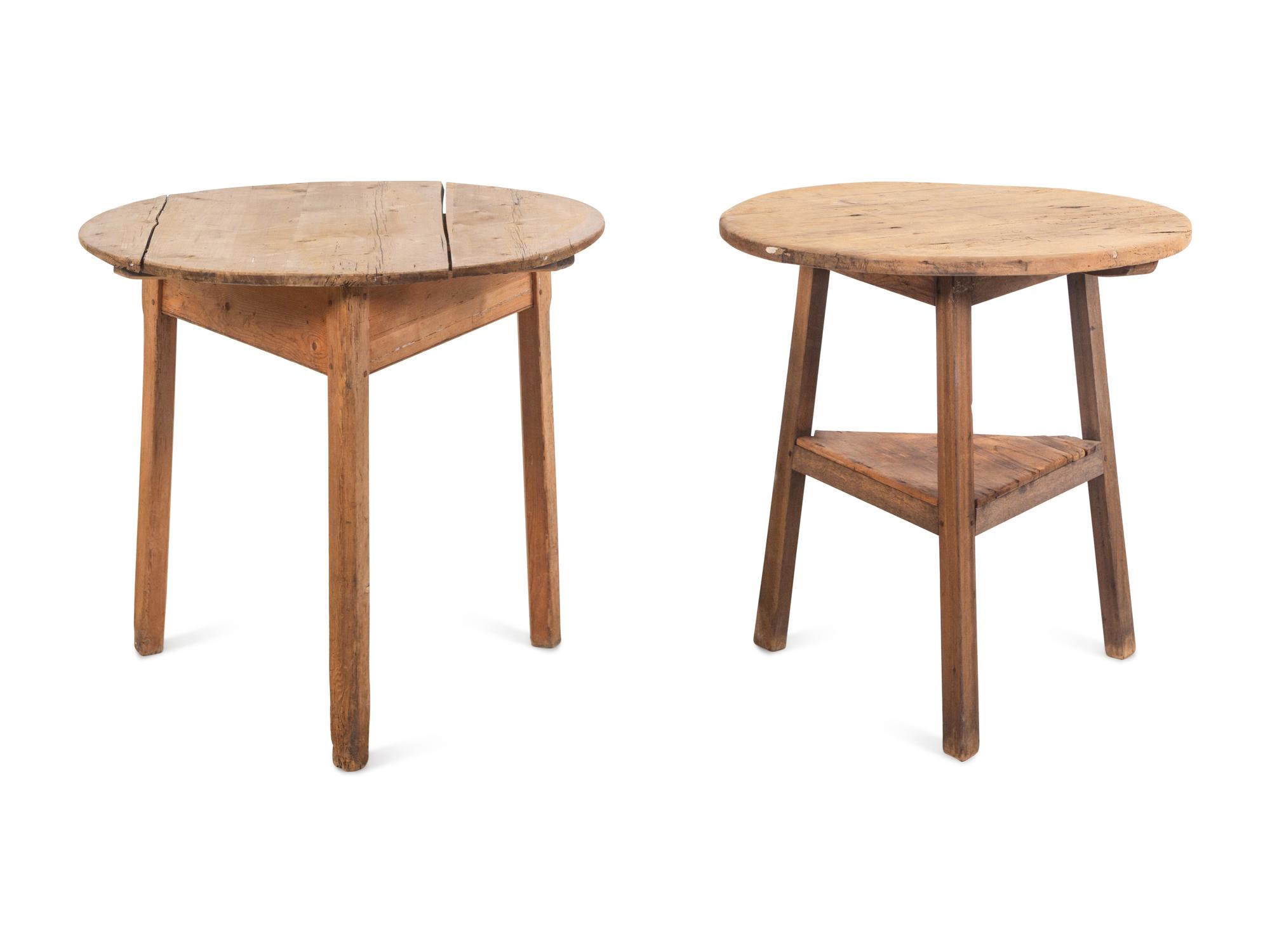 Two English Tavern Tables
