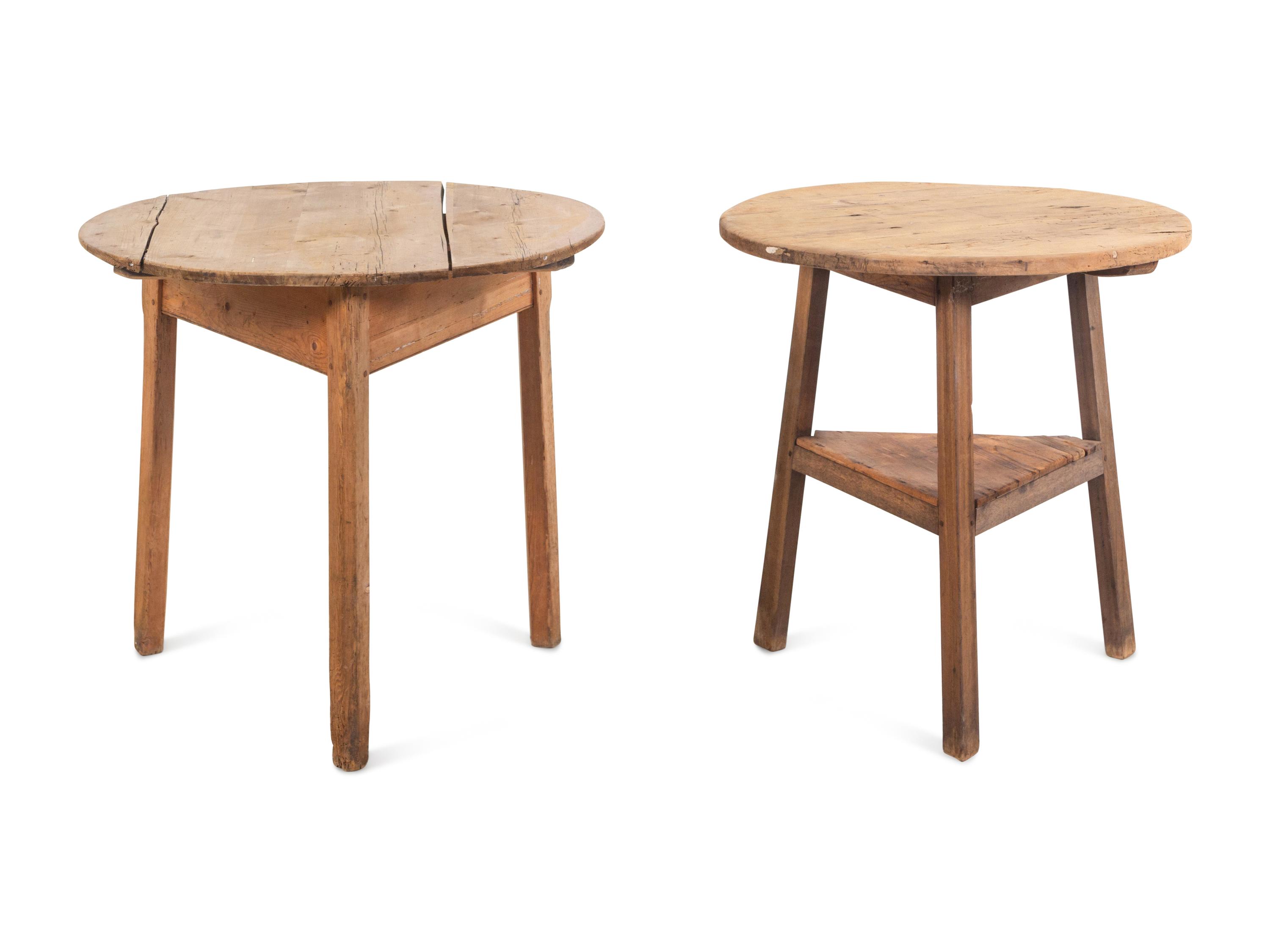 Two English Tavern Tables