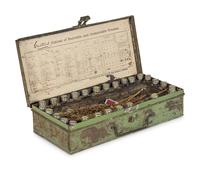 [SALESMAN'S CABINET - GRASSES]. "Carter's Cabinet of Desirable and Undesirable Grasses." High Holborn, London, ca 1880.