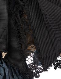Collection of 19th Century Clothing: One Dress, Four Capes