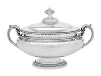 An American Silver Covered Tureen