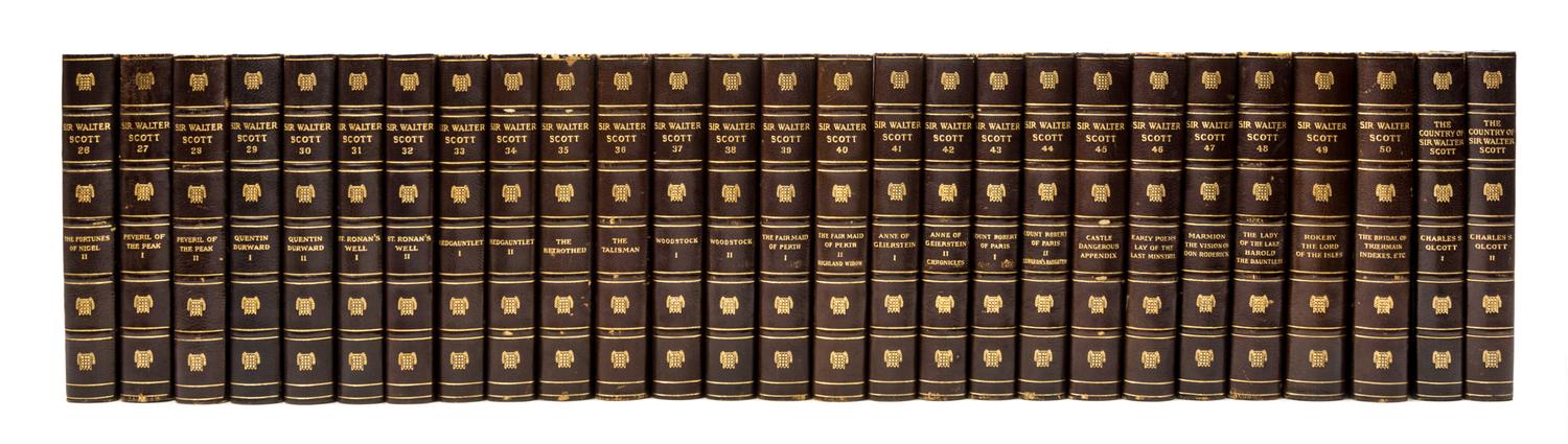 SCOTT, SIR WALTER. The Works. Boston, 1912.
