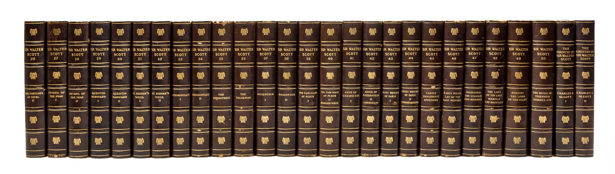 SCOTT, SIR WALTER. The Works. Boston, 1912.