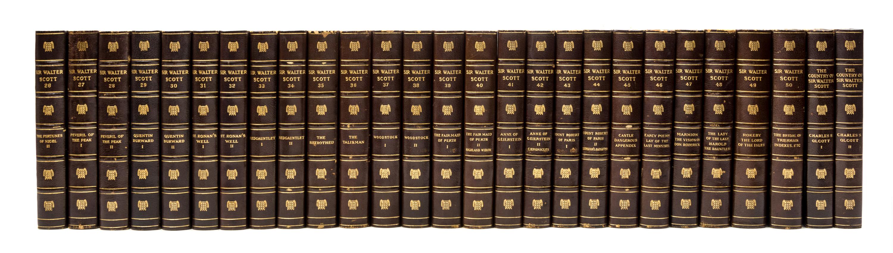 SCOTT, SIR WALTER. The Works. Boston, 1912.