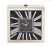 An Art Deco Style Travel Alarm Clock, Cartier, Width 3 3/4 inches.