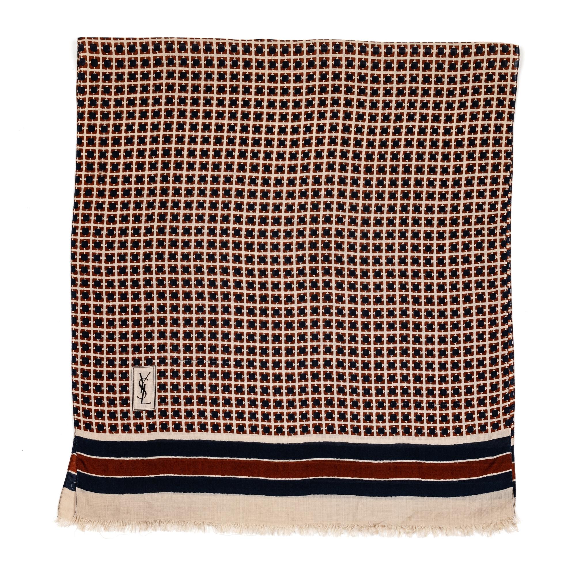 Yves Saint Laurent Scarf, 1980-90s
