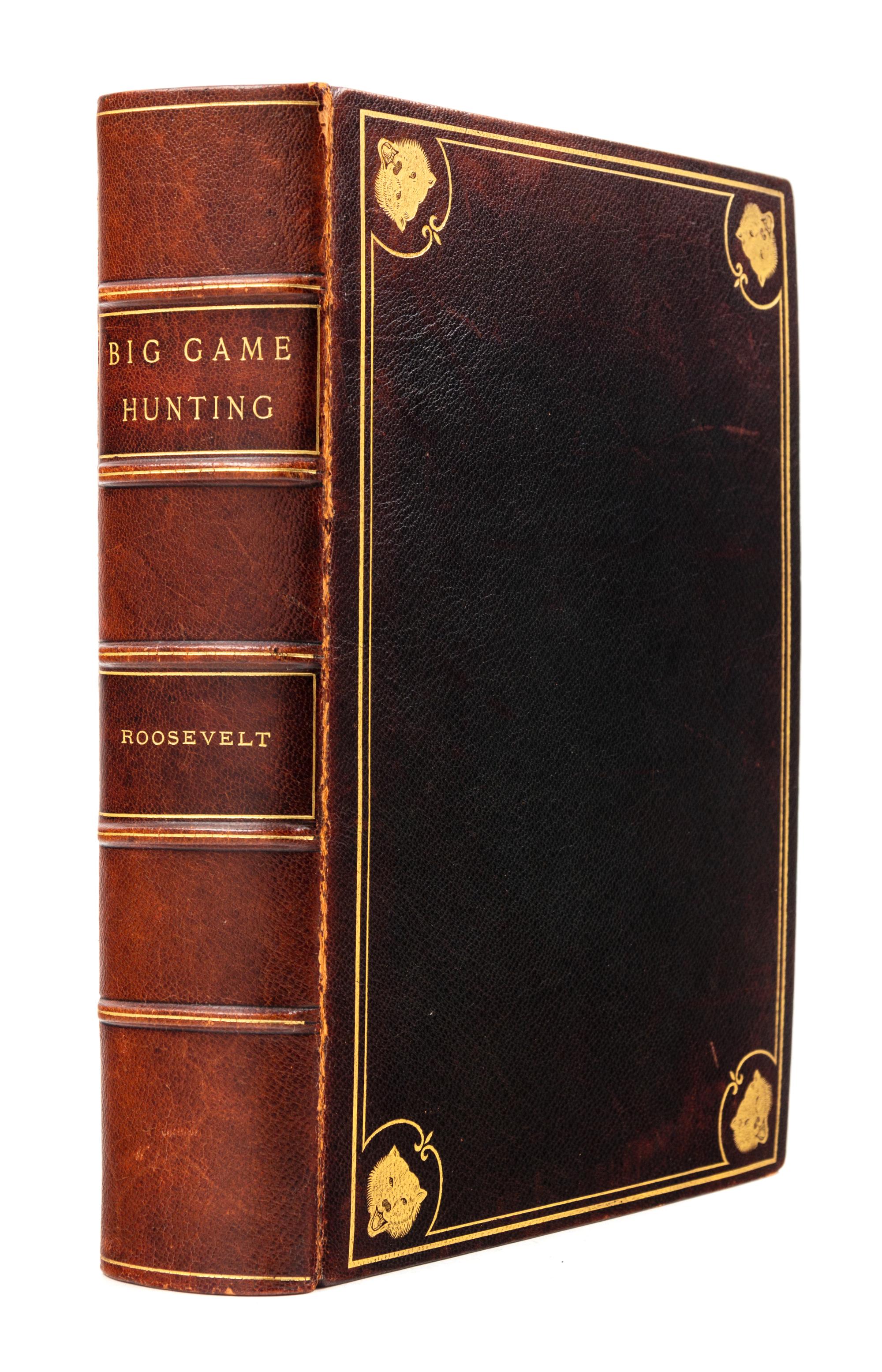 ROOSEVELT, Theodore. Big Game Hunting in the Rockies and on the Great Plains. New York: G.P. Putnam's sons 1899. LIMITED EDITION.