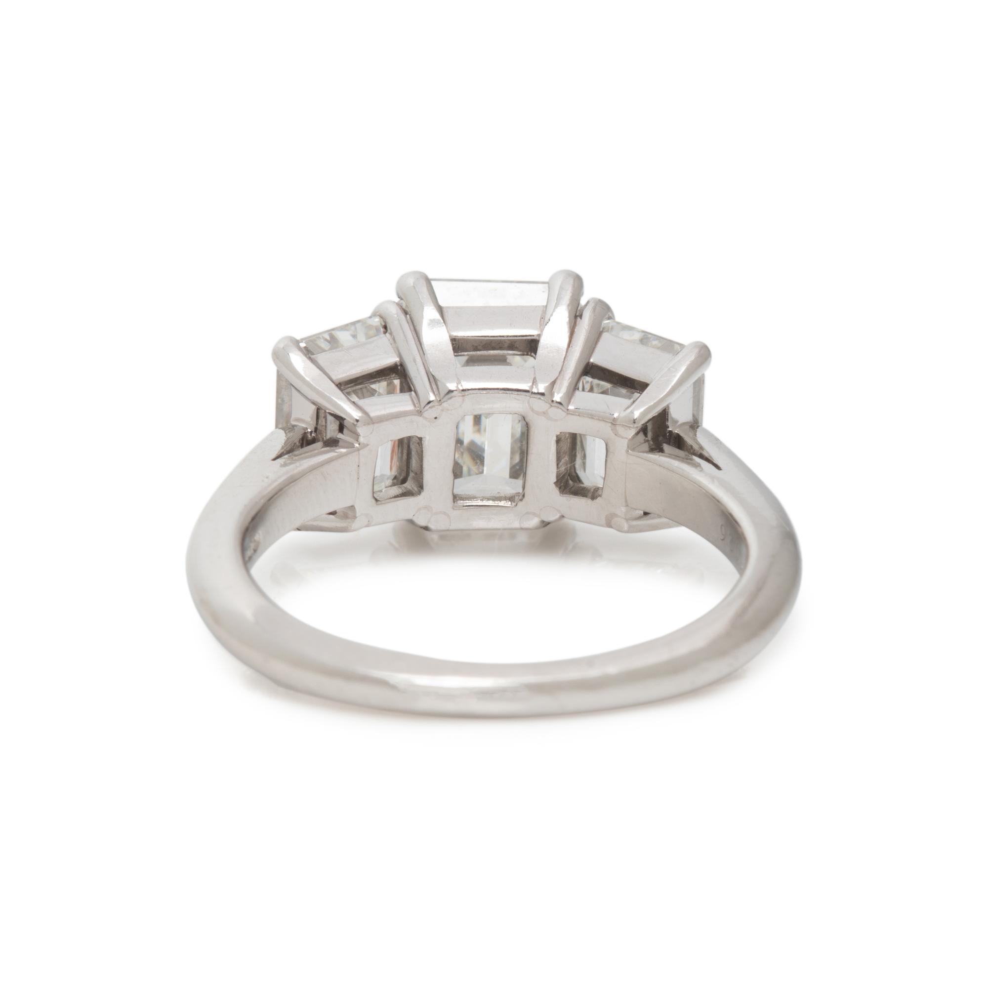 TIFFANY & CO., DIAMOND RING AND BAND